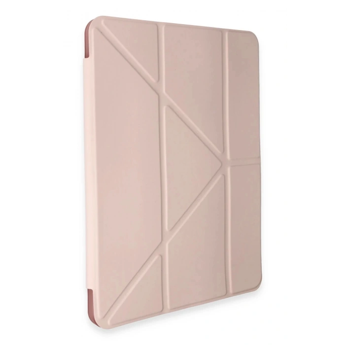 Huawei Honor Pad V9 Kılıf Kalemlikli Mars Tablet Kılıfı - Rose Gold