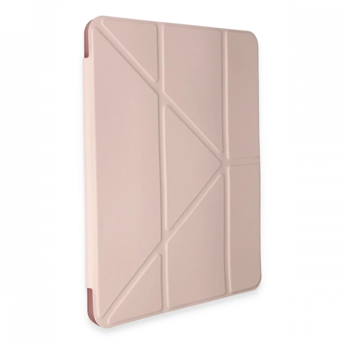 Huawei Honor Pad V9 Kılıf Kalemlikli Mars Tablet Kılıfı - Rose Gold