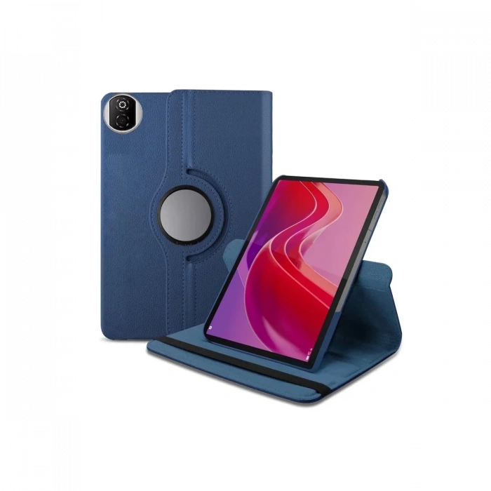 Huawei Honor Pad X7 360 Tablet Deri Kılıf - Lacivert