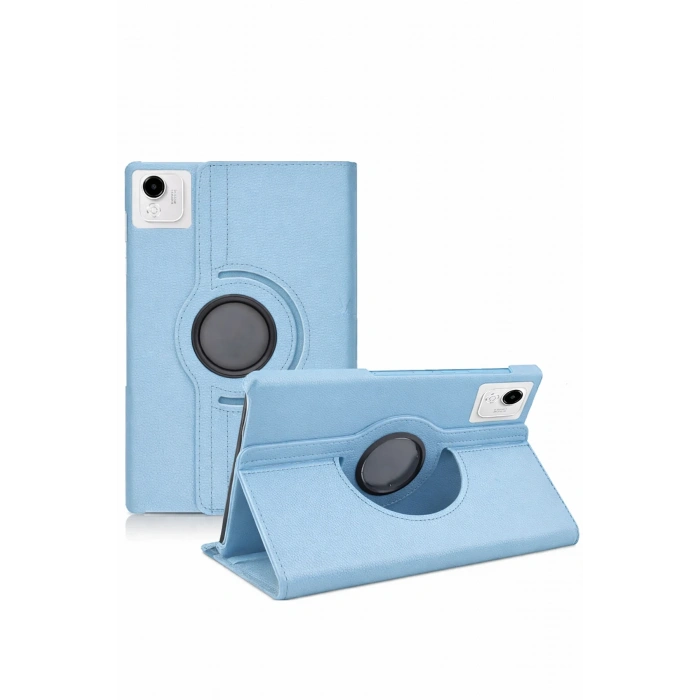 Huawei Honor Pad X9A 360 Tablet Deri Kılıf - Turkuaz