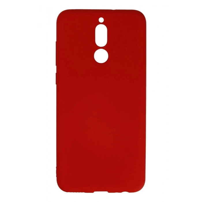 Huawei Mate 10 Lite Kılıf Nano içi Kadife Silikon - Kırmızı