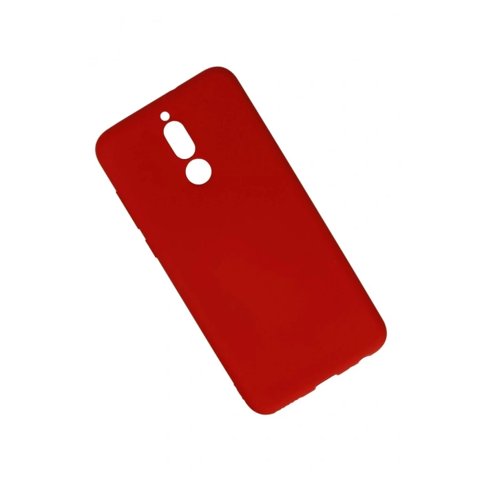 Huawei Mate 10 Lite Kılıf Nano içi Kadife Silikon - Kırmızı