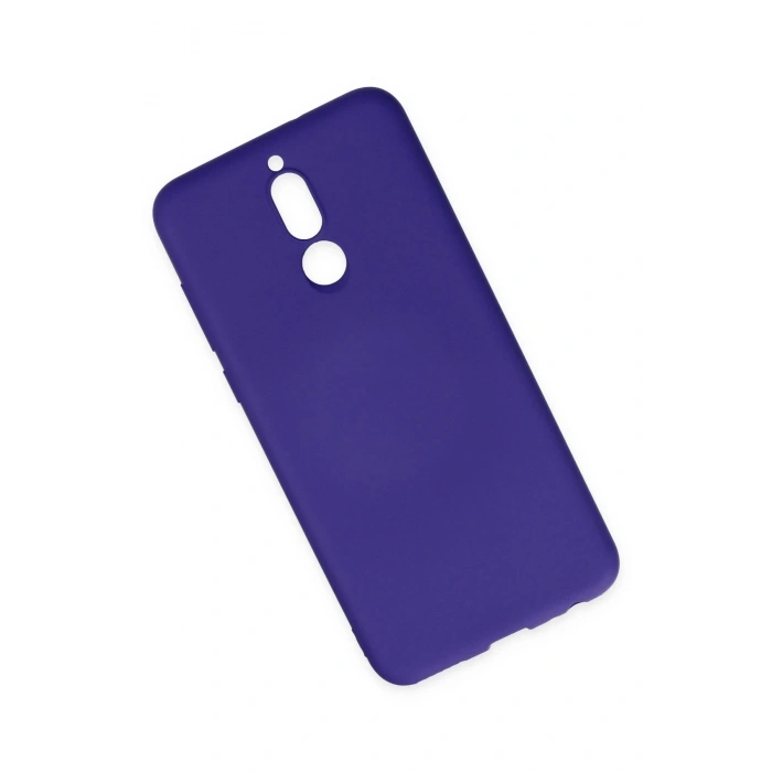 Huawei Mate 10 Lite Kılıf Nano içi Kadife Silikon - Mor