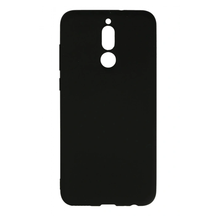 Huawei Mate 10 Lite Kılıf Nano içi Kadife Silikon - Siyah