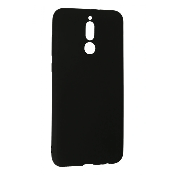 Huawei Mate 10 Lite Kılıf Nano içi Kadife Silikon - Siyah
