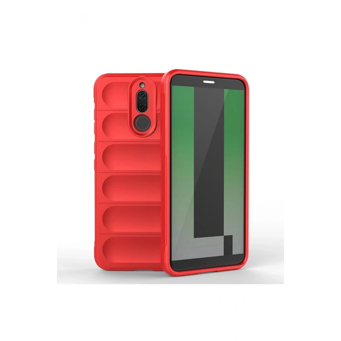 Huawei Mate 10 Lite Kılıf Optimum Silikon - Kırmızı