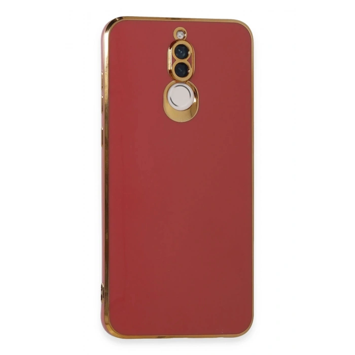 Huawei Mate 10 Lite Kılıf Volet Silikon - Kırmızı