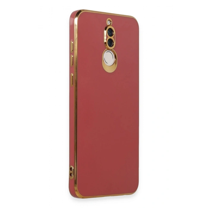 Huawei Mate 10 Lite Kılıf Volet Silikon - Kırmızı
