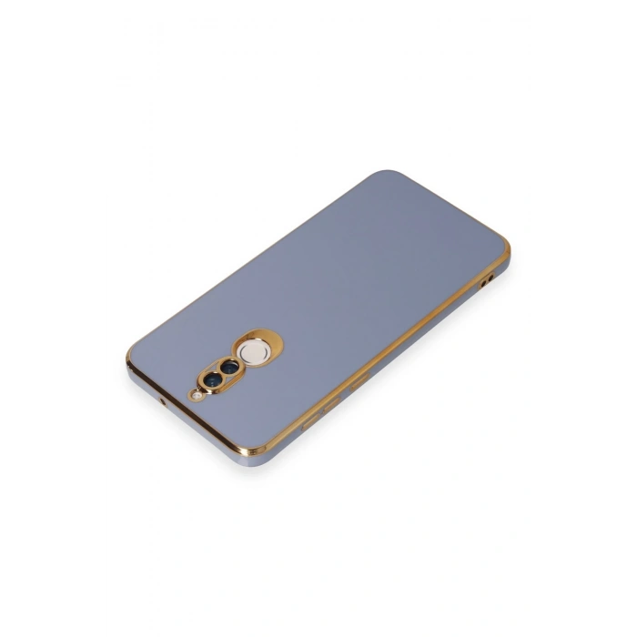 Huawei Mate 10 Lite Kılıf Volet Silikon - Mavi