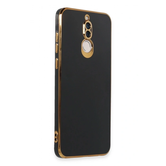 Huawei Mate 10 Lite Kılıf Volet Silikon - Siyah