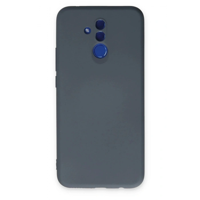 Huawei Mate 20 Lite Kılıf Nano içi Kadife Silikon - Gri