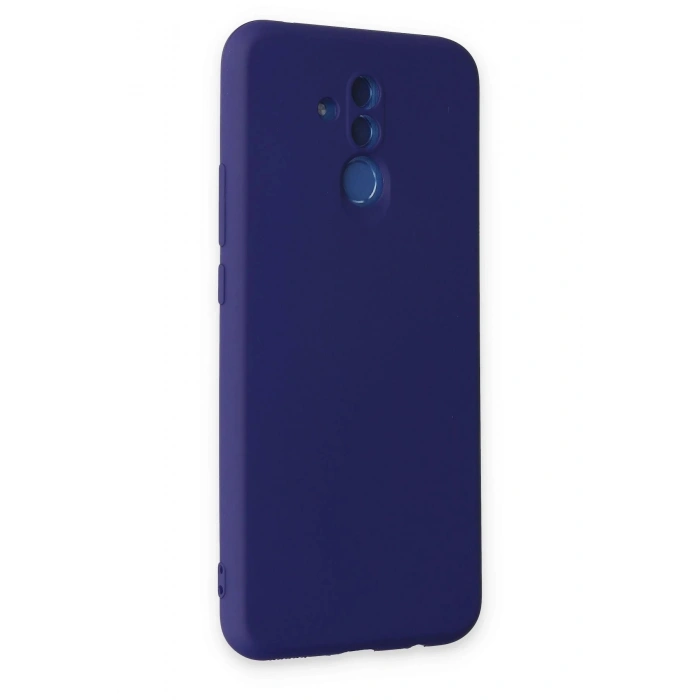 Huawei Mate 20 Lite Kılıf Nano içi Kadife Silikon - Mor