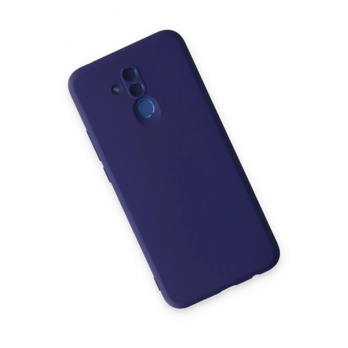 Huawei Mate 20 Lite Kılıf Nano içi Kadife Silikon - Mor