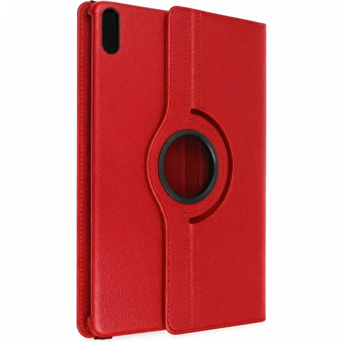 Huawei MatePad 11 10.9 360 Tablet Deri Kılıf - Kırmızı