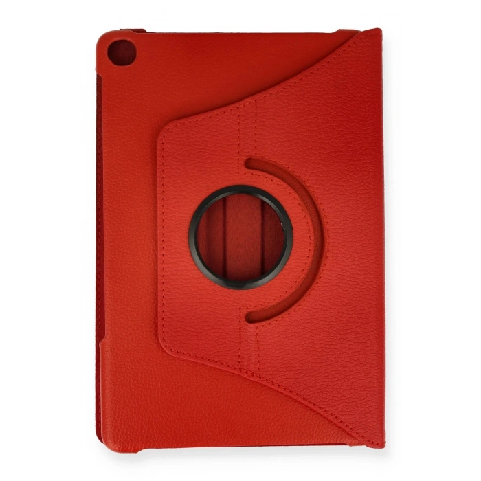 Huawei MatePad T10S 10.1 Kılıf 360 Tablet Deri Kılıf - Kırmızı