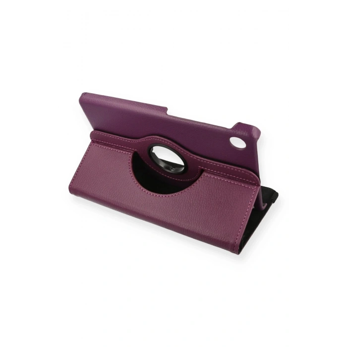 Huawei MatePad T8 8 Kılıf 360 Tablet Deri Kılıf - Mürdüm