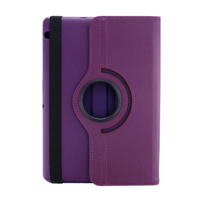 Huawei MediaPad T3 10 / 9.6 Kılıf 360 Tablet Deri Kılıf - Mürdüm