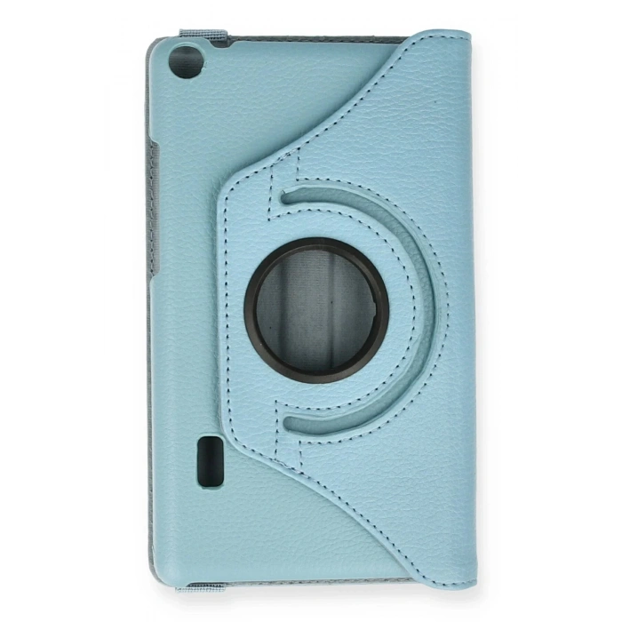 Huawei MediaPad T3 7 Kılıf 360 Tablet Deri Kılıf - Turkuaz