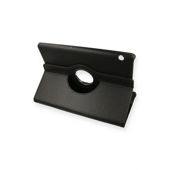 Huawei MediaPad T5 10 Kılıf 360 Tablet Deri Kılıf - Siyah