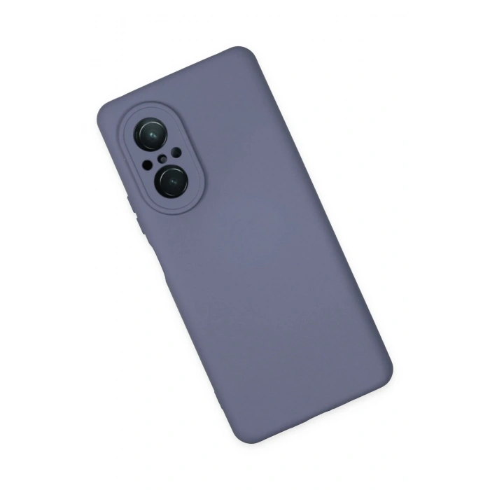 Huawei Nova 9 SE Kılıf Nano içi Kadife Silikon - Gri