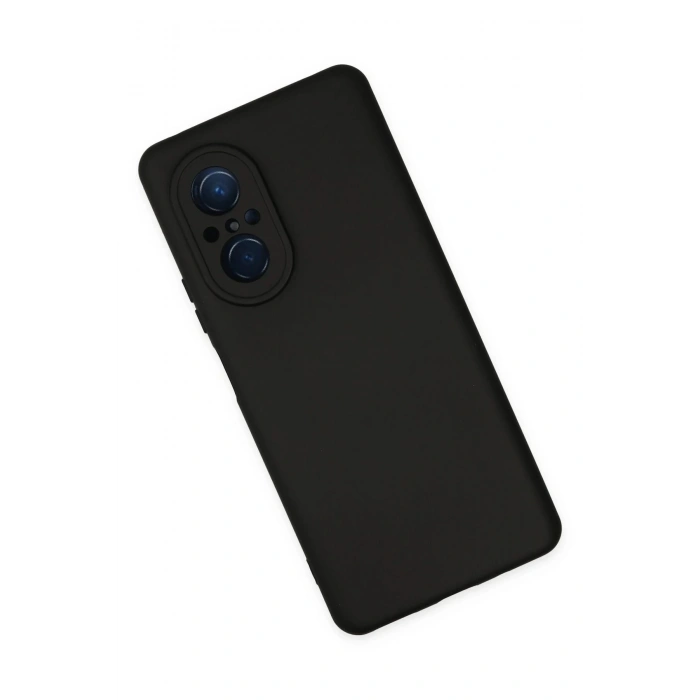 Huawei Nova 9 SE Kılıf Nano içi Kadife Silikon - Siyah