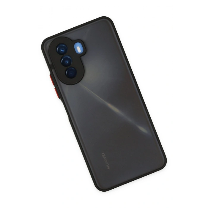 Huawei Nova Y70 Kılıf Montreal Silikon Kapak - Siyah