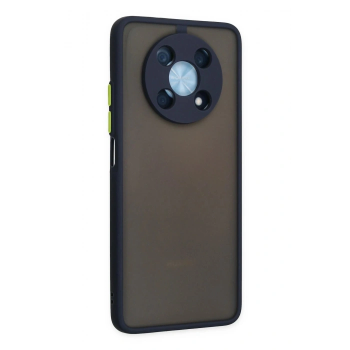 Huawei Nova Y90 Kılıf Montreal Silikon Kapak - Lacivert