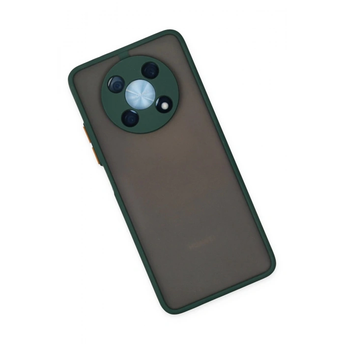 Huawei Nova Y90 Kılıf Montreal Silikon Kapak - Yeşil
