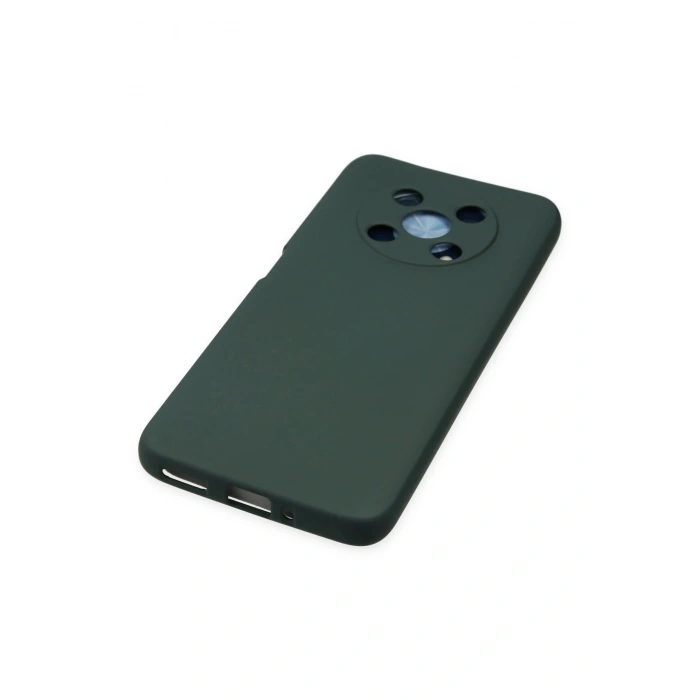Huawei Nova Y90 Kılıf Nano içi Kadife Silikon - Koyu Yeşil