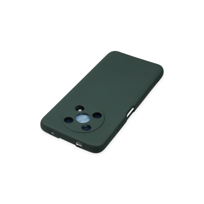 Huawei Nova Y90 Kılıf Nano içi Kadife Silikon - Koyu Yeşil