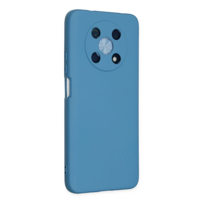 Huawei Nova Y90 Kılıf Nano içi Kadife Silikon - Mavi