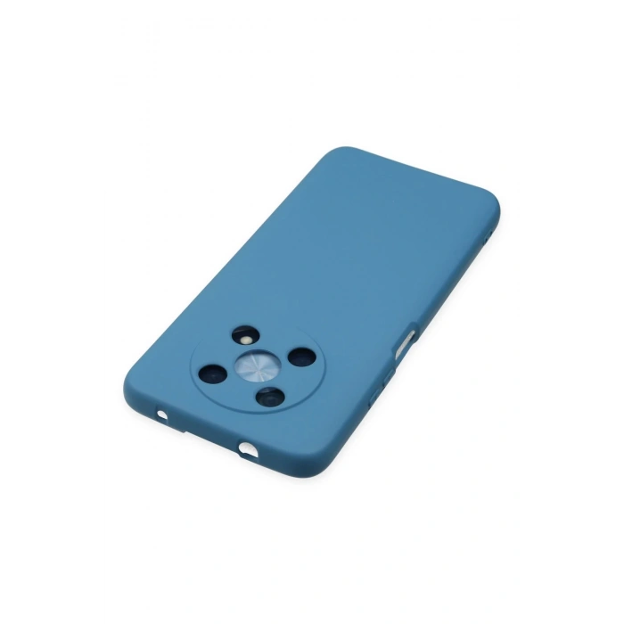 Huawei Nova Y90 Kılıf Nano içi Kadife Silikon - Mavi