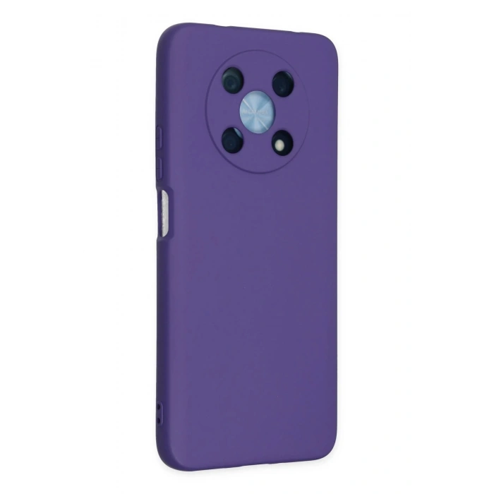 Huawei Nova Y90 Kılıf Nano içi Kadife Silikon - Mor