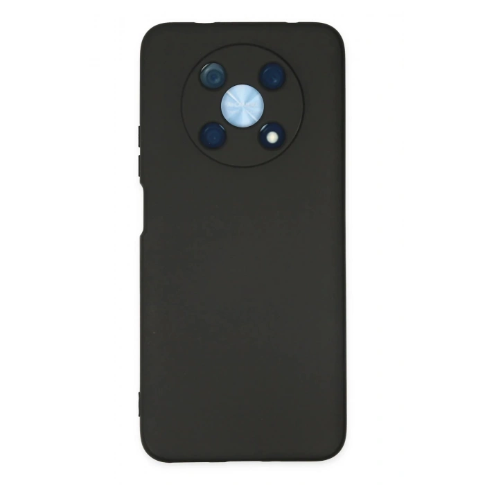 Huawei Nova Y90 Kılıf Nano içi Kadife Silikon - Siyah