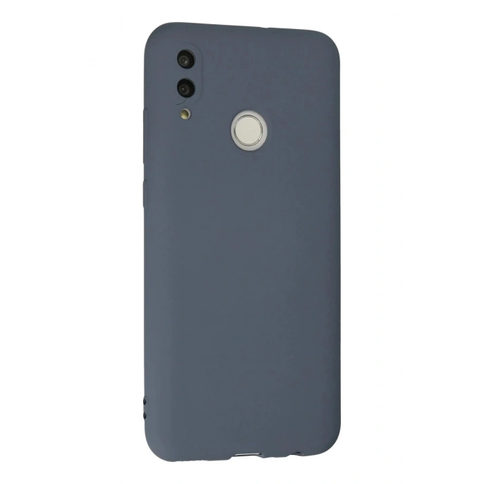 Huawei P Smart 2019 Kılıf Nano içi Kadife Silikon - Gri