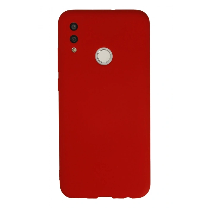 Huawei P Smart 2019 Kılıf Nano içi Kadife Silikon - Kırmızı