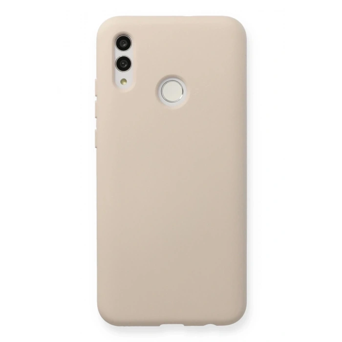 Huawei P Smart 2019 Kılıf Nano içi Kadife Silikon - Pudra