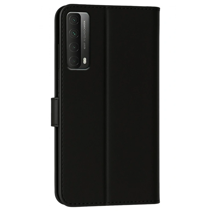 Huawei P Smart 2021 Kılıf Trend S Plus Kapaklı Kılıf - Siyah