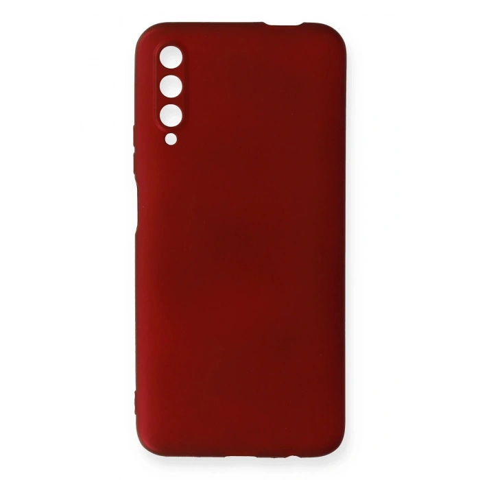 Huawei P Smart Pro / Y9S Kılıf First Silikon - Bordo