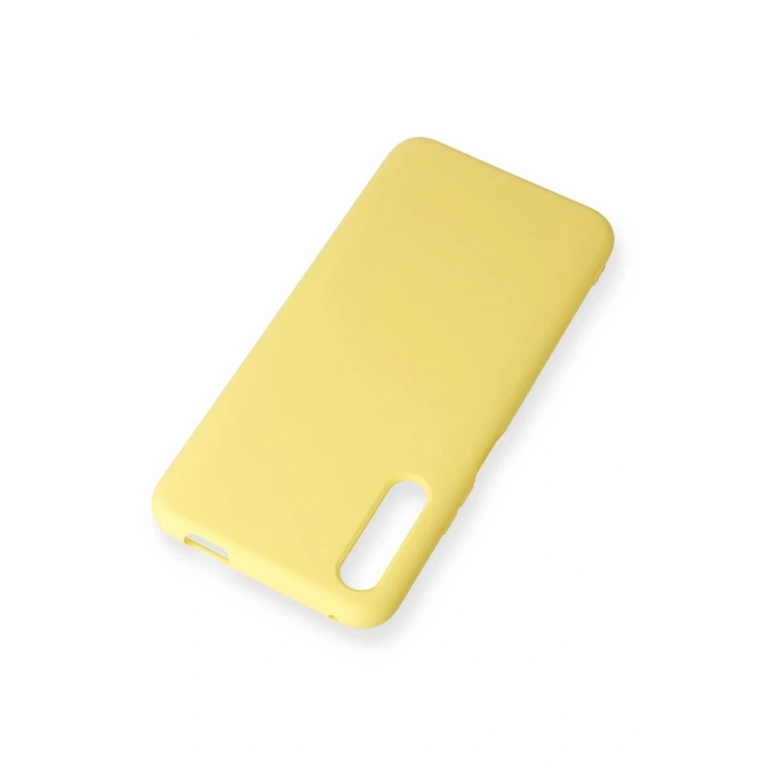 Huawei P Smart Pro / Y9S Kılıf Nano içi Kadife Silikon - Sarı