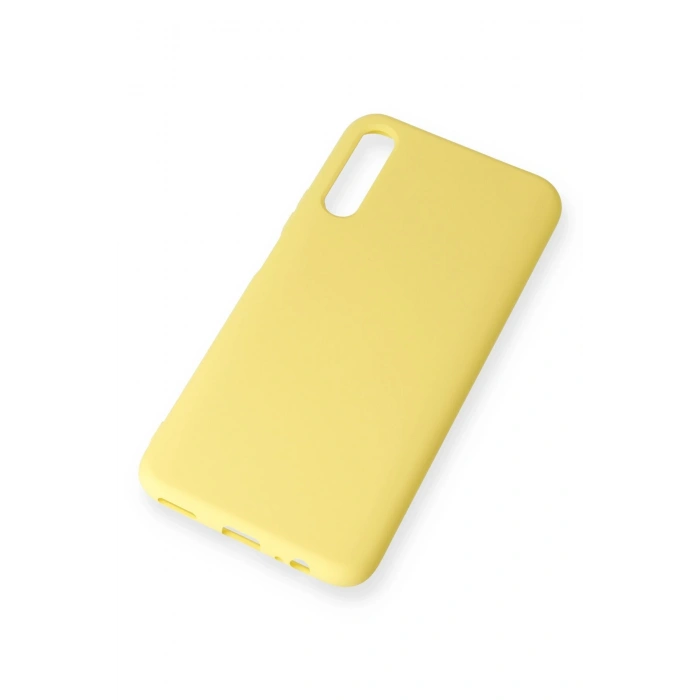 Huawei P Smart Pro / Y9S Kılıf Nano içi Kadife Silikon - Sarı