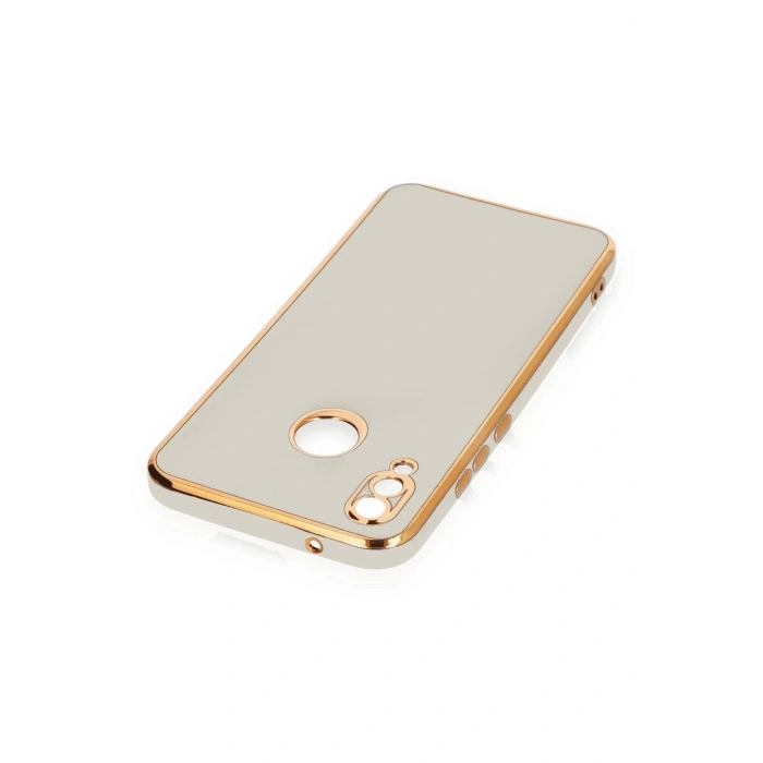 Huawei P20 Lite Kılıf Volet Silikon - Beyaz