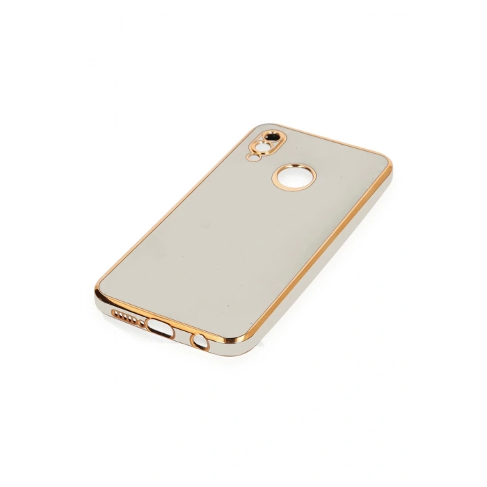 Huawei P20 Lite Kılıf Volet Silikon - Beyaz