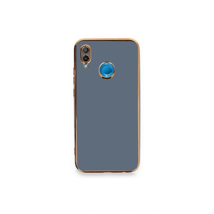 Huawei P20 Lite Kılıf Volet Silikon - Mavi