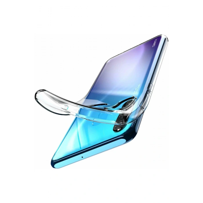 Huawei P30 Lite Kılıf Lüx Şeffaf Silikon