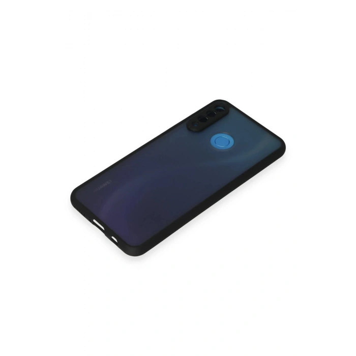 Huawei P30 Lite Kılıf Montreal Silikon Kapak - Siyah