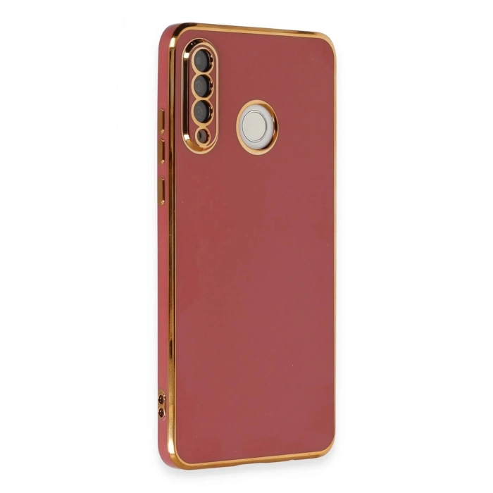 Huawei P30 Lite Kılıf Volet Silikon - Kırmızı