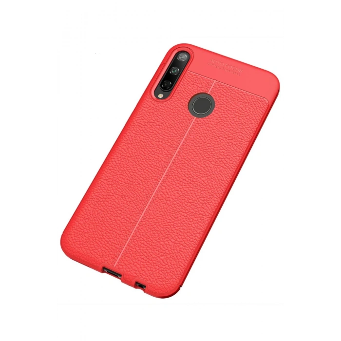 Huawei P40 Lite E Kılıf Auto Focus Kapak - Kırmızı