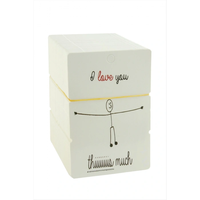 I Love Yazılı Bileklik Kartı 200 Adet