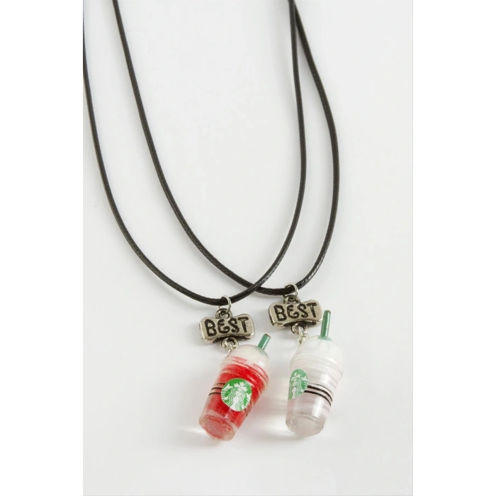 İçecek Arkadaşlık Kolyeleri (Çift Kolye)